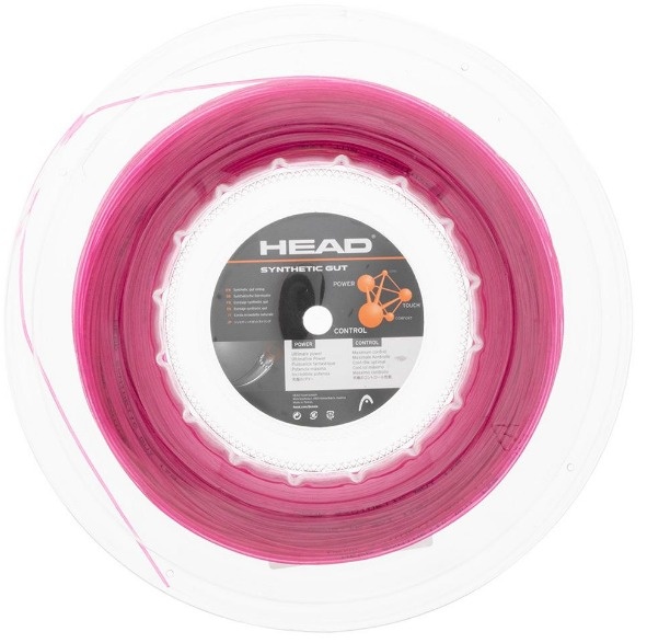 Head Synthetic Gut 16/1.30 Tennis String Reel (Pink)