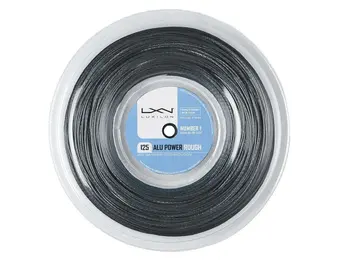 Luxilon Alu Power Rough 16L/125 Tennis String 220M Reel (Silver)