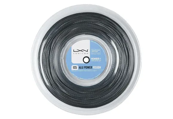 Luxilon Alu Power Rough 16L/125 Tennis String 220M Reel (Silver)