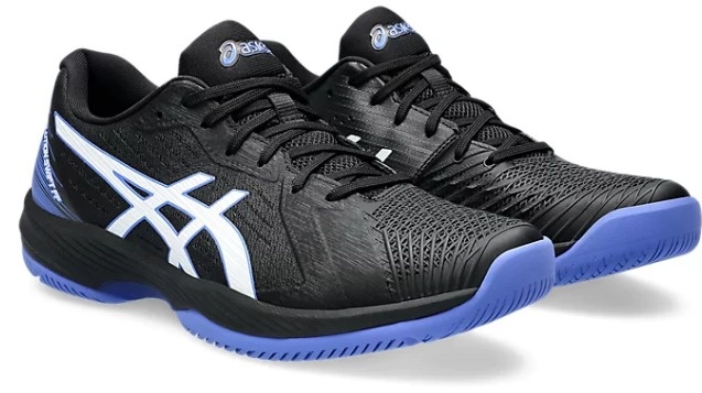 Asics Solution Swift FF Men's Tennis Shoe (Black/Sapphire)