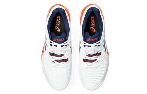 Asics Gel Resolution 9 WIDE Men's Tennis Shoe (White/Blue Expanse)