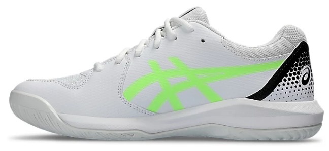 Asics Gel Dedicate 8 Men's Pickleball Shoe (White/Lime)