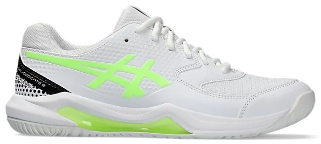 Asics Gel Dedicate 8 Men's Pickleball Shoe (White/Lime)