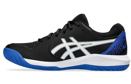 Asics Gel Dedicate 8 WIDE Men's Tennis Shoe (Black/Blue)
