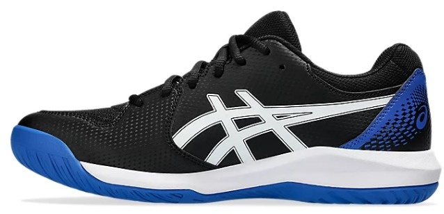 Asics Gel Dedicate 8 WIDE Men's Tennis Shoe (Black/Blue)