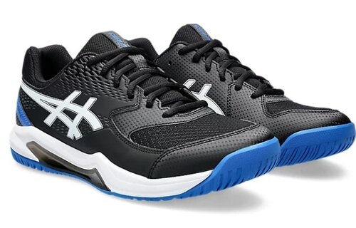 Asics Gel Dedicate 8 WIDE Men's Tennis Shoe (Black/Blue)