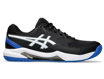 Asics Gel Dedicate 8 WIDE Men's Tennis Shoe (Black/Blue)