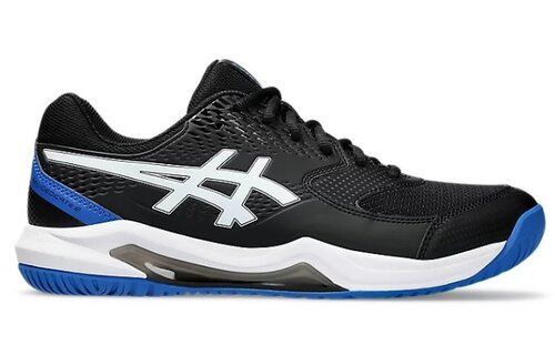 Asics Gel Dedicate 8 WIDE Men's Tennis Shoe (Black/Blue)