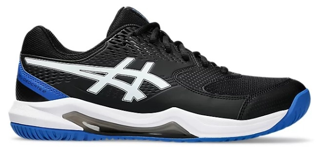 Asics Gel Dedicate 8 WIDE Men's Tennis Shoe (Black/Blue)