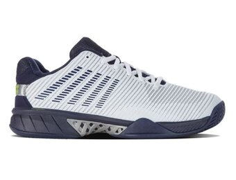 K-Swiss Hypercourt Express 2 Men's Tennis Shoe (White/Peacoat/Silver)