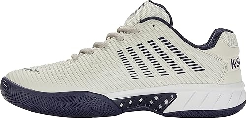 K-Swiss Hypercourt Express 2 Men's Tennis Shoe WIDE (Gray/White/Peacoat)