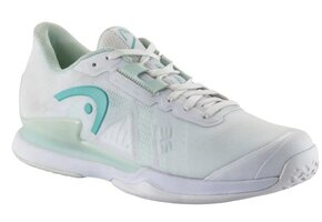 Head Sprint Pro 3.5 Women's Tennis Shoe (White/Aqua)