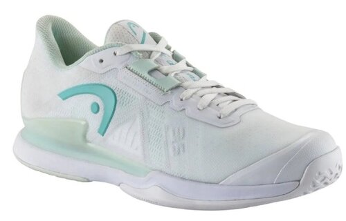 Head Sprint Pro 3.5 Women's Tennis Shoe (White/Aqua)