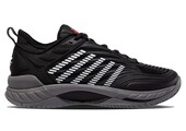 K-Swiss Hypercourt Supreme 2 Men's Tennis Shoe (Black/Grey)