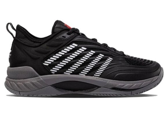 K-Swiss Hypercourt Supreme 2 Men's Tennis Shoe (Black/Grey)