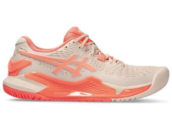 Asics Gel Resolution 9 Women's Tennis Shoe (Pink/Coral)