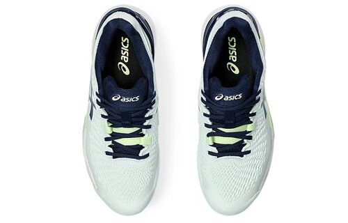 Asics Gel Resolution 9 Women's Tennis Shoe (Mint/Blue)