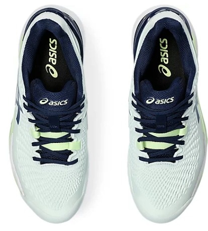 Asics Gel Resolution 9 Women's Tennis Shoe (Mint/Blue)