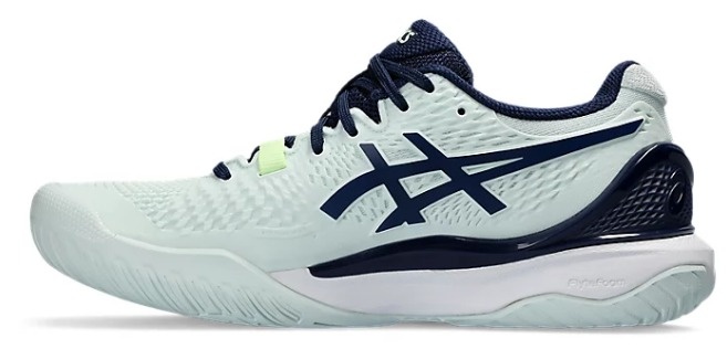Asics Gel Resolution 9 Women's Tennis Shoe (Mint/Blue)