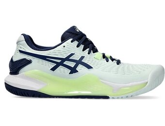 Asics Gel Resolution 9 Women's Tennis Shoe (Mint/Blue)