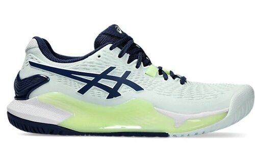 Asics Gel Resolution 9 Women's Tennis Shoe (Mint/Blue)