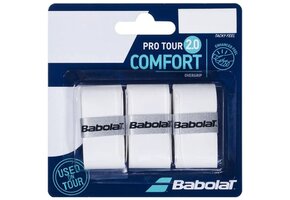 Babolat Pro Tour 2.0 Overgrip x3 (White)