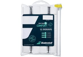 Babolat Pro Tour 2.0 Overgrip 12 Pack (White)