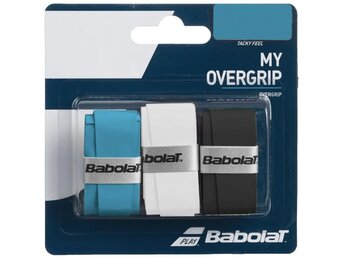 Babolat My Overgrip x3 (Black, Blue, White) - new formula
