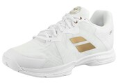 Babolat SFX3 AC Wimbledon Women's Tennis Shoes (White/Gold)