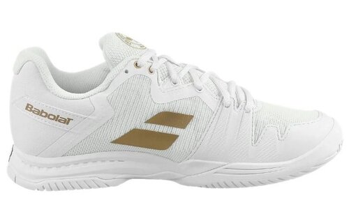 Babolat SFX3 AC Wimbledon Women's Tennis Shoes (White/Gold)