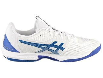 Asics Solution Speed FF 3 Men's Tennis Shoe (White/Tuna Blue)