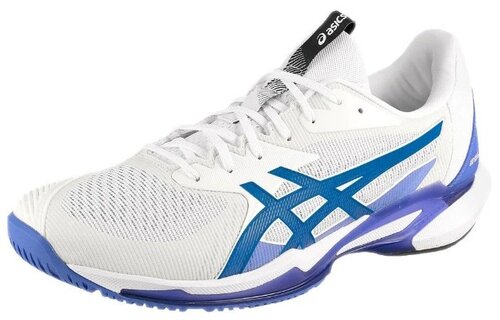 Asics Solution Speed FF 3 Men's Tennis Shoe (White/Tuna Blue)