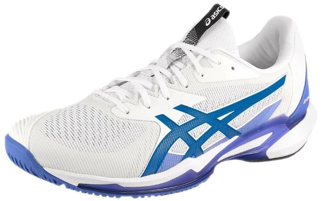 Asics Solution Speed FF 3 Men's Tennis Shoe (White/Tuna Blue)