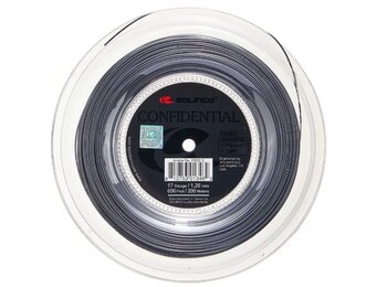 Solinco Confidential 17/1.20 Tennis String Reel (Gray)