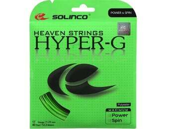 Solinco Hyper-G 17/1.20 Tennis String (Green)