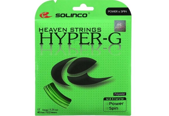 Solinco Hyper-G 17/1.20 Tennis String (Green)