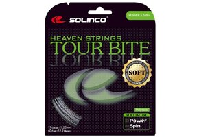 Solinco Tour Bite Soft 17/1.20 Tennis String (Silver)