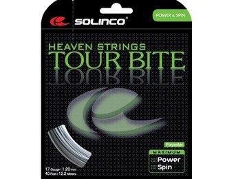 Solinco Tour Bite 17/1.20 Tennis String (Silver)