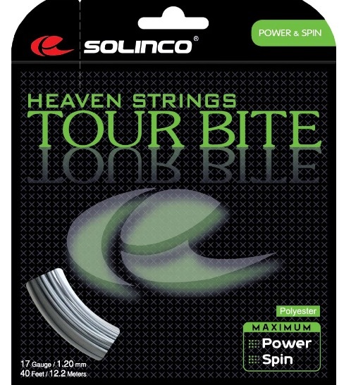 Solinco Tour Bite 17/1.20 Tennis String (Silver)