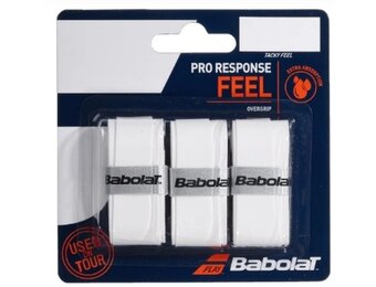 Babolat Pro Response  Overgrip x3 (White)