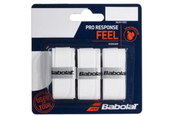 Babolat Pro Response  Overgrip x3 (White)
