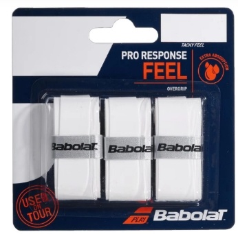 Babolat Pro Response  Overgrip x3 (White)