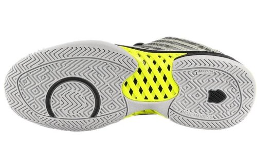 K-Swiss Hypercourt Express 2 Men's Tennis Shoe (Micro/Black/Yellow)