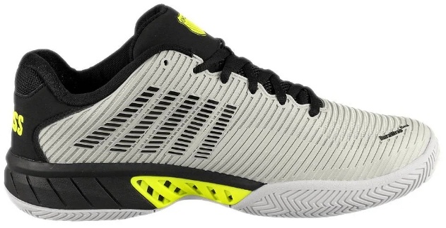 K-Swiss Hypercourt Express 2 Men's Tennis Shoe (Micro/Black/Yellow)