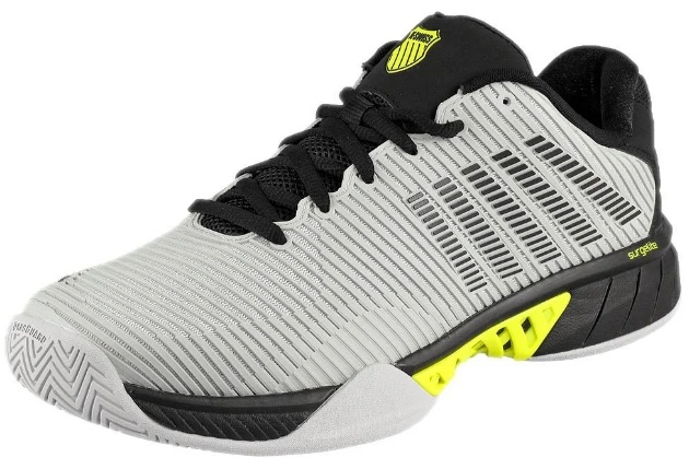 K-Swiss Hypercourt Express 2 Men's Tennis Shoe (Micro/Black/Yellow)
