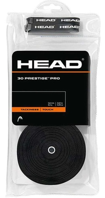 Head Prestige Pro Overgrip 30 Pack (Black)