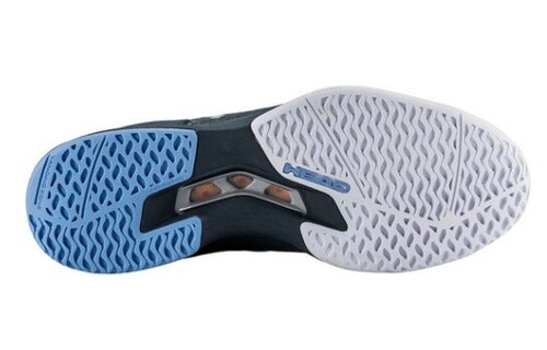 Head Sprint Pro 3.5 WIDE Men's Tennis Shoe (Grey/Blue)