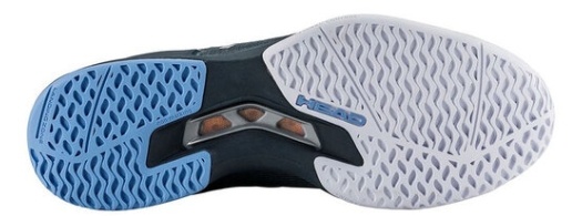 Head Sprint Pro 3.5 WIDE Men's Tennis Shoe (Grey/Blue)