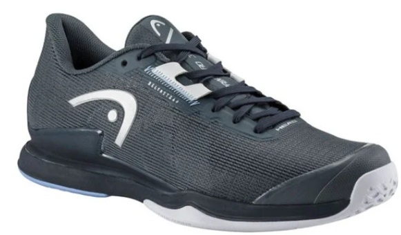 Head Sprint Pro 3.5 WIDE Men's Tennis Shoe (Grey/Blue)