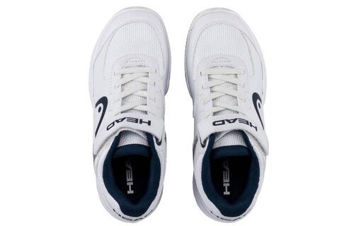 Head Sprint  Velcro Junior Tennis Shoe (White/Blueberry)